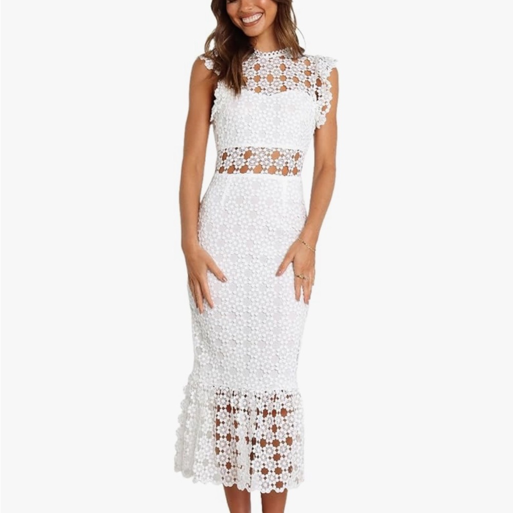 Petal & Pup White Dress